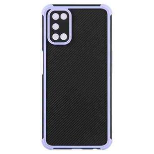 For OPPO A92 / A52 / A72 Eagle Eye Armor Dual-color TPU + PC Phone Case(Purple)