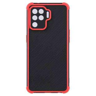 For OPPO A94 / F19 Pro Eagle Eye Armor Dual-color TPU + PC Phone Case(Red)