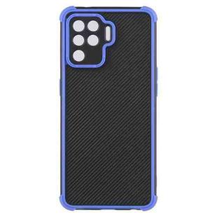 For OPPO A94 / F19 Pro Eagle Eye Armor Dual-color TPU + PC Phone Case(Blue)