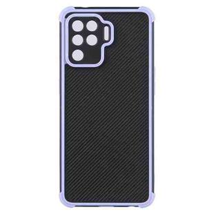 For OPPO A94 / F19 Pro Eagle Eye Armor Dual-color TPU + PC Phone Case(Purple)