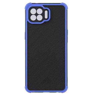 For OPPO F17 / A73 Eagle Eye Armor Dual-color TPU + PC Phone Case(Blue)
