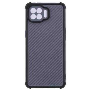 For OPPO F17 Pro / A93 / Reno4 F Eagle Eye Armor Dual-color TPU + PC Phone Case(Black)