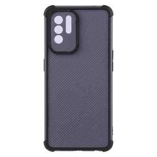 For OPPO F19 Pro+ 5G/Reno5 Z 5G/A94 5G/Reno6 Z Eagle Eye Armor Dual-color TPU + PC Phone Case(Black)