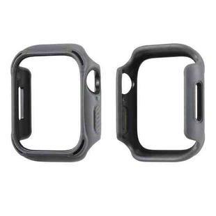 PC+TPU Two-color Frame Watch Case For Apple Watch Series 8 / 7 41mm(Grey+Black)