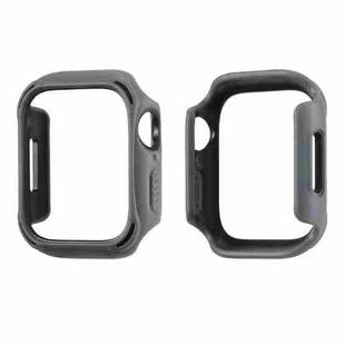 PC+TPU Two-color Frame Watch Case For Apple Watch Series 8 / 7 45mm(Grey+Black)