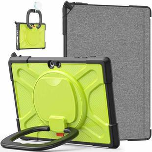For MicroSoft Surface Go 1 / 2 / 3 TPU + PC Tablet Case(Yellow Green)