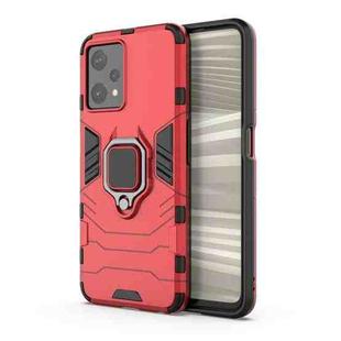 For OPPO Realme 9 Pro Magnetic Ring Holder PC + TPU Phone Case(Red)