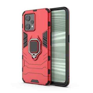 For OPPO Realme 9 Pro+ Magnetic Ring Holder PC + TPU Phone Case(Red)