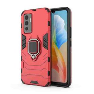 For vivo S10e 5G Magnetic Ring Holder PC + TPU Phone Case(Red)