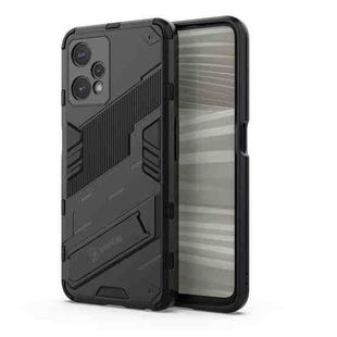 For OPPO Realme 9 Pro Punk Armor 2 in 1 PC + TPU Shockproof Phone Case with Invisible Holder(Black)