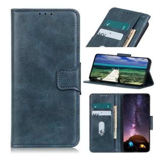 For Motorola Moto G22 Mirren Crazy Horse Texture Leather Phone Case(Blue)