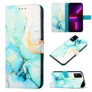 For ZTE Blade A31 PT003 Marble Pattern Flip Leather Phone Case(LS003)