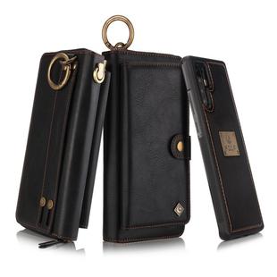 For Huawei P30 Pro POLA Multi-function Fashion Zipper Magnetic Horizontal Flip Leather Case with Card Slots & Wallet & Photo Frame & Lanyard(Black)