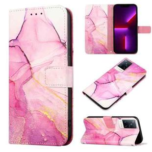 For vivo V21 5G / 4G PT003 Marble Pattern Flip Leather Phone Case(LS001)