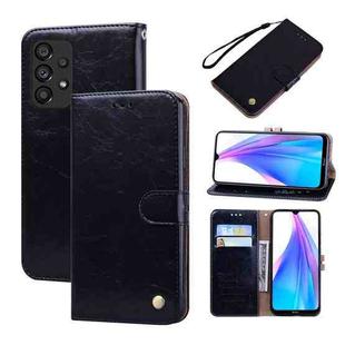 For Samsung Galaxy A53 5G Oil Wax Texture Leather Phone Case(Black)