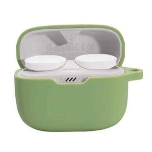 Earphone Protective Case with Hanging Buckle For JBL T130NC(Matcha Green)