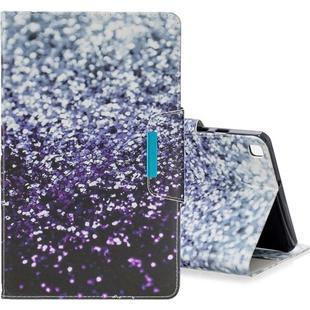 For Galaxy Tab A 8.0 (2019) T290 Colored Drawing Pattern Horizontal Flip Leather Case with Holder & Card Slot & Wallet(Gradient Black Sand)