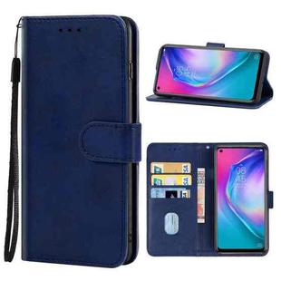 Leather Phone Case For TECNO Camon 16 SE(Blue)