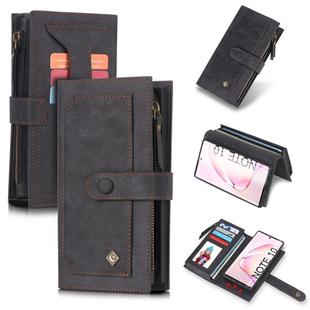 For Galaxy Note 10 POLA Multi-function Fashion Magnetic Horizontal Flip Leather Case with Card Slots & Wallet & Photo Frame & Holder(Black)