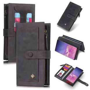 For Galaxy S10 POLA Multi-function Fashion Magnetic Horizontal Flip Leather Case with Card Slots & Wallet & Photo Frame & Holder(Black)