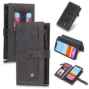 For iPhone 11 POLA Multi-function Fashion Magnetic Horizontal Flip Leather Case with Card Slots & Wallet & Photo Frame & Holder(Black)