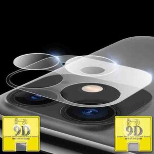 For iPhone 11 9D Transparent Rear Camera Lens Protector Tempered Glass Film Combination Packages
