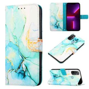 For OPPO A53 / A32 / A53s / A33 2020 PT003 Marble Pattern Flip Leather Phone Case(LS003)