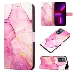 For OPPO K9x PT003 Marble Pattern Flip Leather Phone Case(LS001)