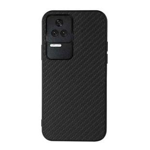 For Xiaomi Redmi K50/K50 Pro Fine Hole Carbon Fiber Texture Shockproof Phone Case(Black)