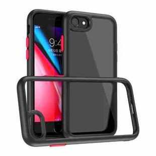For iPhone SE 2022 / SE 2020 / 8 / 7 Kingsteel Wolf Glass Phone Case(Black)