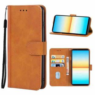 For Sony Xperia 10 IV Leather Phone Case(Brown)