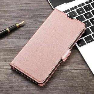For Huawei P9 Plus Ultra-thin Voltage Side Buckle PU + TPU Leather Phone Case(Rose Gold)