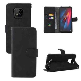 For Ulefone Armor 8 Skin Feel Magnetic Buckle Calf Texture Leather Phone Case(Black)
