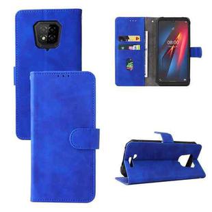 For Ulefone Armor 8 Skin Feel Magnetic Buckle Calf Texture Leather Phone Case(Blue)