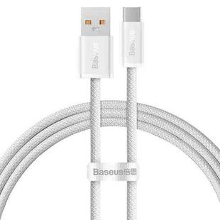 Baseus 100W USB to Type-C / USB-C Dynamic Series Fast Charging Data Cable, Length:1m(White)