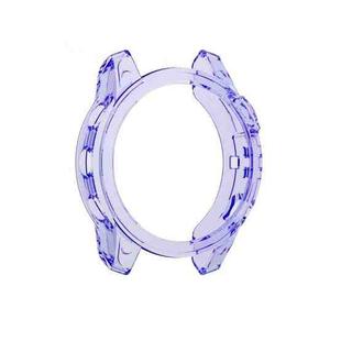 For Garmin Fenix 7 TPU Half-pack Candy Color Watch Case(Transparent Blue)