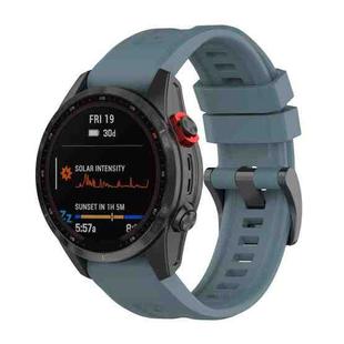 For Garmin Fenix 7 Quick Release Silicone Watch Band(Navy Blue)