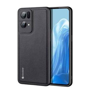 For OPPO Reno7 Pro 5G DUX DUCIS Fino Series PU + TPU Phone Case(Black)