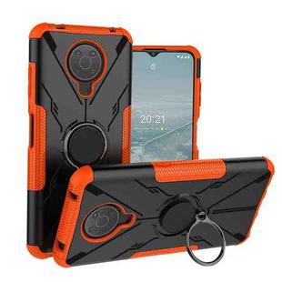 For Nokia G10 / G20 Armor Bear Shockproof PC + TPU Phone Protective Case with Ring Holder(Orange)