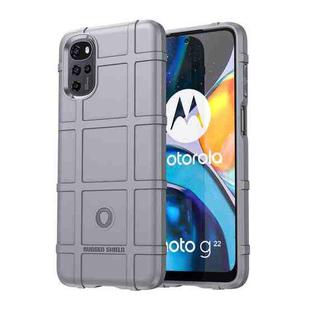 For Motorola Moto G22 Full Coverage Shockproof TPU Case(Grey)
