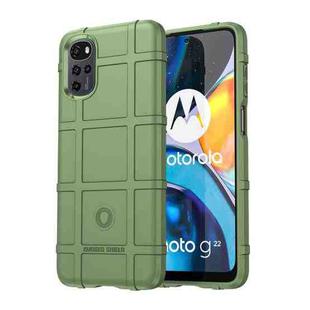 For Motorola Moto G22 Full Coverage Shockproof TPU Case(Green)