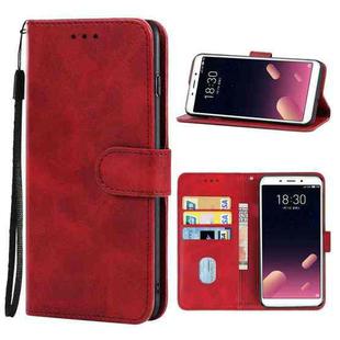 Leather Phone Case For Meizu Meilan S6(Red)