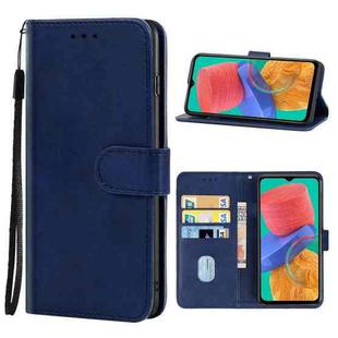Leather Phone Case For Samsung Galaxy M33 (India)(Blue)