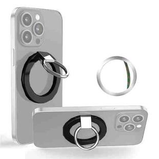 wlons Magnetic 360 Degree Rotatable Mobile Phone Ring Holder(Black)