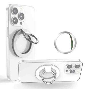 wlons Magnetic 360 Degree Rotatable Mobile Phone Ring Holder(White)