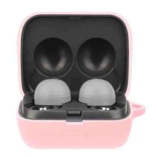 Solid Color Earphone Protective Case For Sony LinkBuds(Pink)