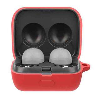 Solid Color Earphone Protective Case For Sony LinkBuds(Red)