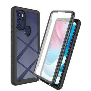 For Motorola Moto G60S Starry Sky Full Body Hybrid Shockproof Phone Case (Black)