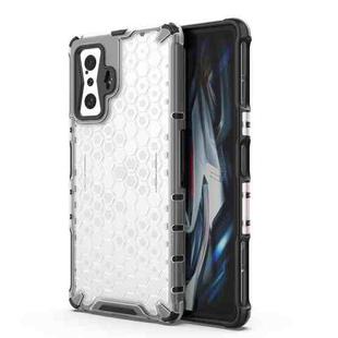 For Xiaomi Redmi K50 Gaming Shockproof Honeycomb PC + TPU Case(White)