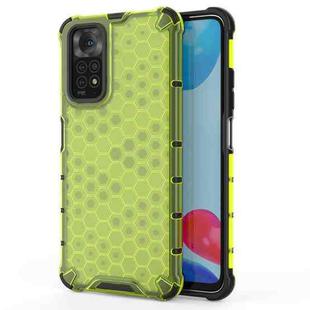 For Xiaomi Redmi Note 11 Shockproof Honeycomb PC + TPU Case(Green)
